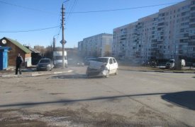 В Туле водитель «Митцубиси» не уступил дорогу автоледи на «Шевроле»
