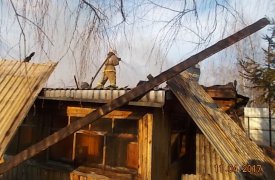 В Киреевском районе 7 человек тушили горящую баню