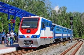 Детская железная дорога в Новомосковске открывает сезон