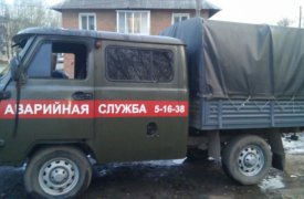 В Узловой сгорела машина аварийной службы