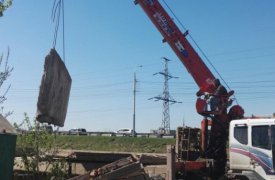 На Восточном обводе в Туле демонтируют гаражи
